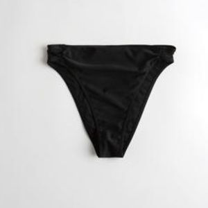 Hollister Ruched High-Waist Leg Bikini Bottom